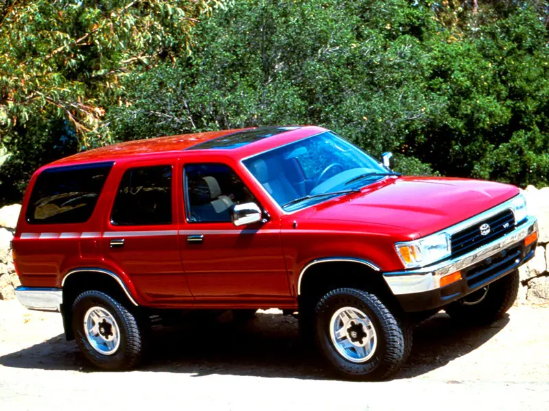 Toyota 4runner красная