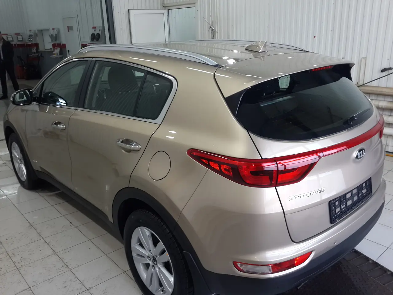 kia sportage автомат как использовать полный привод