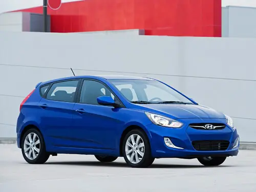 Hyundai Solaris 2010 2011 2012 2013 2014 хэтчбек 5 дв 1 поколение  технические характеристики и комплектации