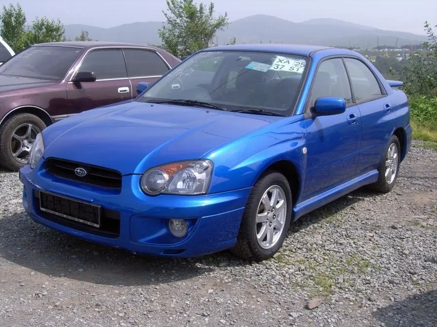 Subaru Impreza рестайлинг 2002, 2003, 2004, 2005, седан, 2