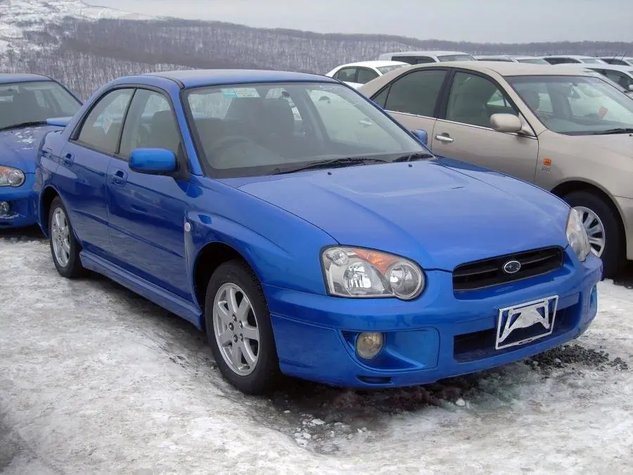 Subaru Impreza рестайлинг 2002, 2003, 2004, 2005, седан, 2