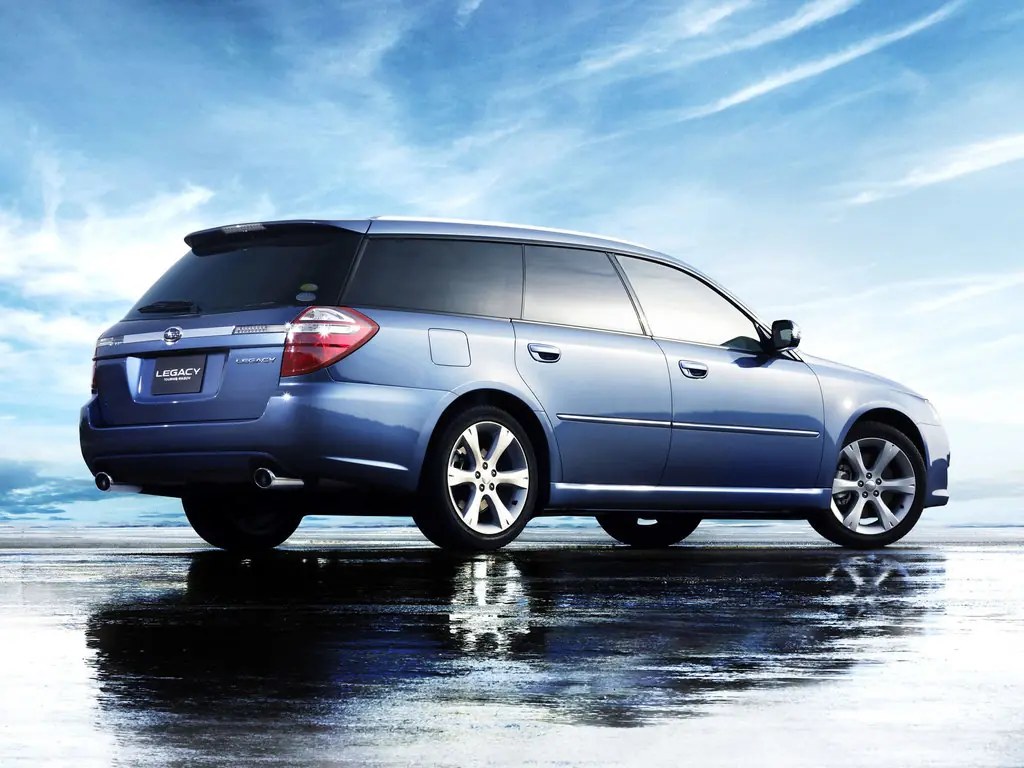 Subaru Legacy рестайлинг 2006, 2007, 2008, 2009, универсал