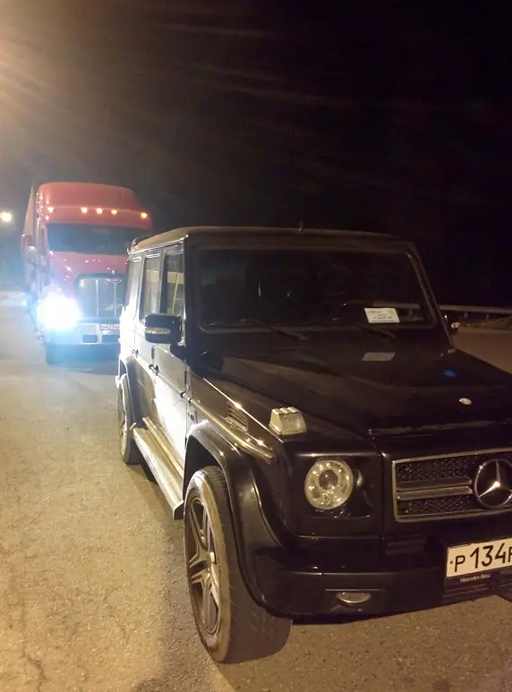 За рулем Mercedes g63