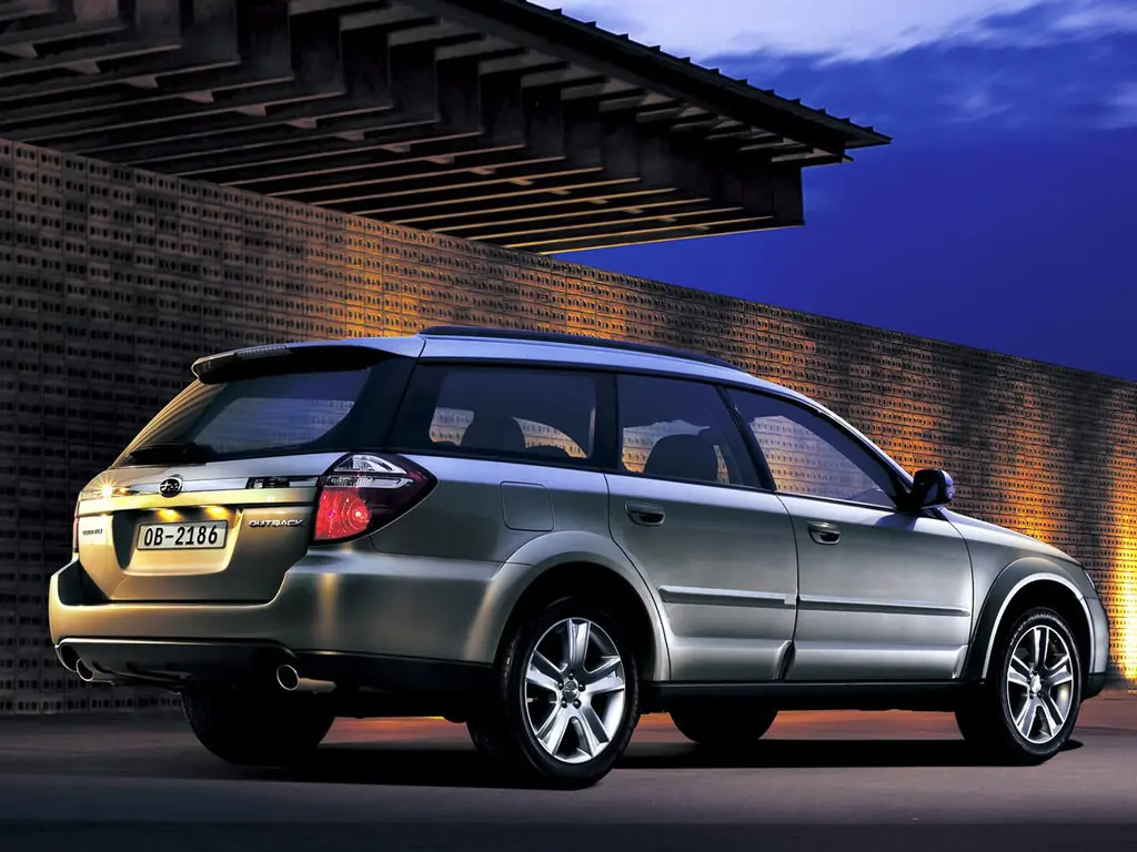 Subaru Outback рестайлинг 2006, 2007, 2008, 2009