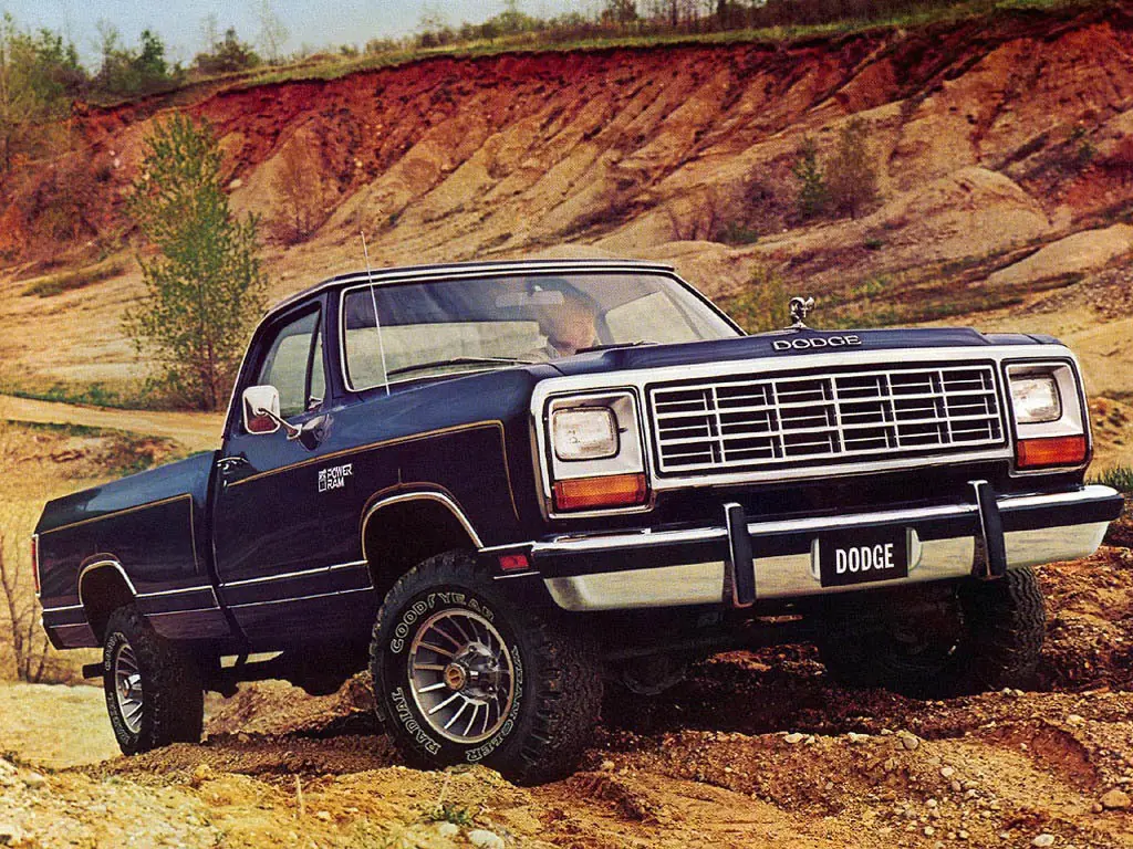 Dodge Ram 1981, 1982, 1983, 1984, 1985, пикап, 1 поколение технические  характеристики и комплектации