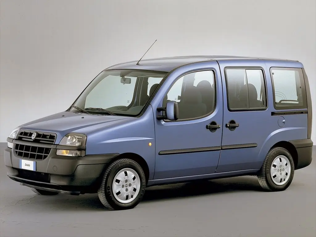 Fiat Doblo 2001, 2002, 2003, 2004, 2005, минивэн, 1