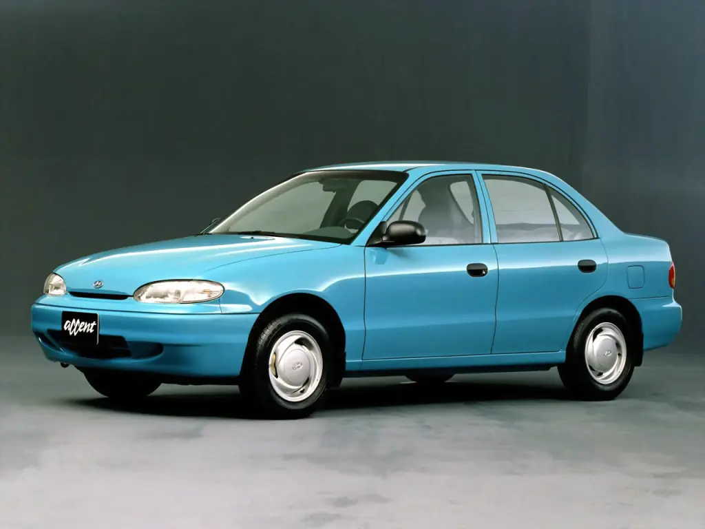 Hyundai Accent 1994, 1995, 1996, 1997, седан, 1 поколение