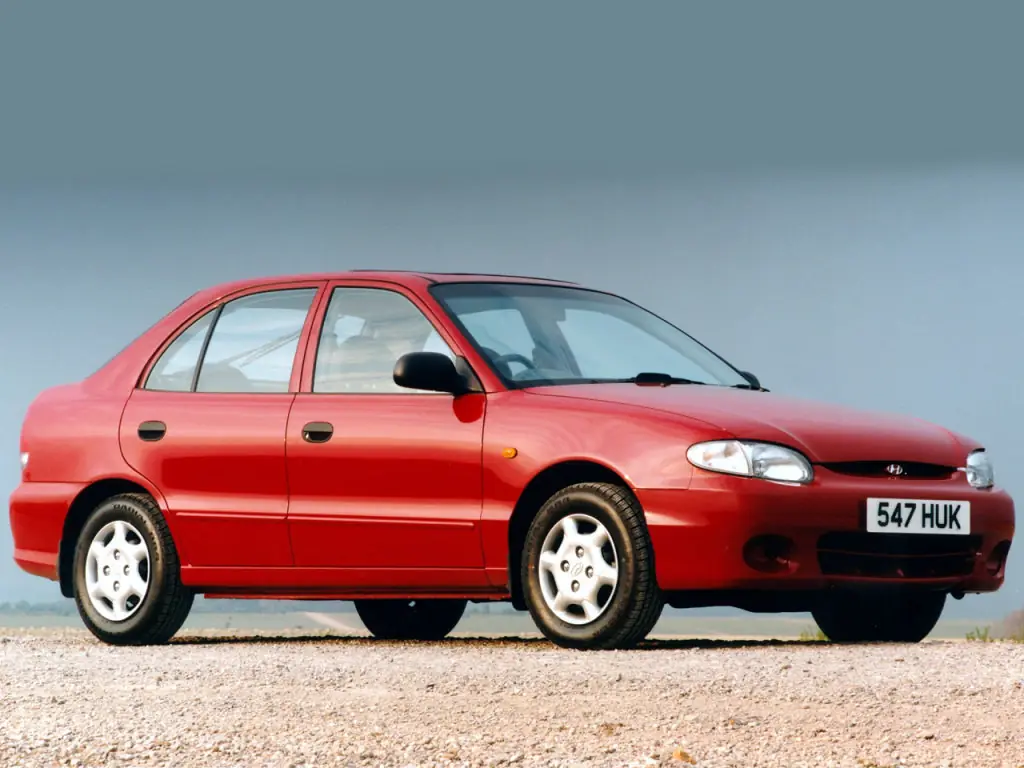 Hyundai Accent рестайлинг 1997, 1998, 1999, хэтчбек 5 дв