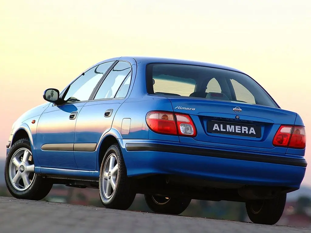 Nissan Almera 2000, 2001, 2002, 2003, седан, 2 поколение