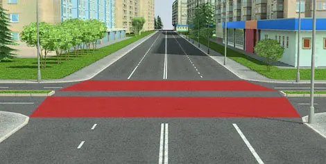 пересечение перекрестка на завершающий зеленый Да