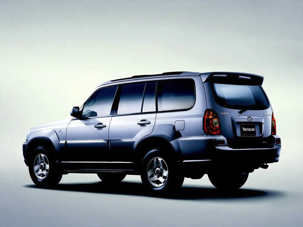 Hyundai Terracan 2001, 2002, 2003, 2004, suv, 1 поколение