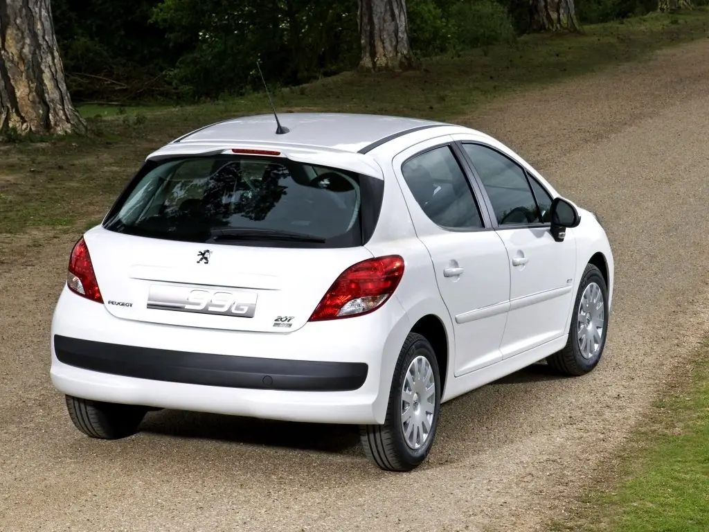 Peugeot 207  2009 2010 2011  5  1      