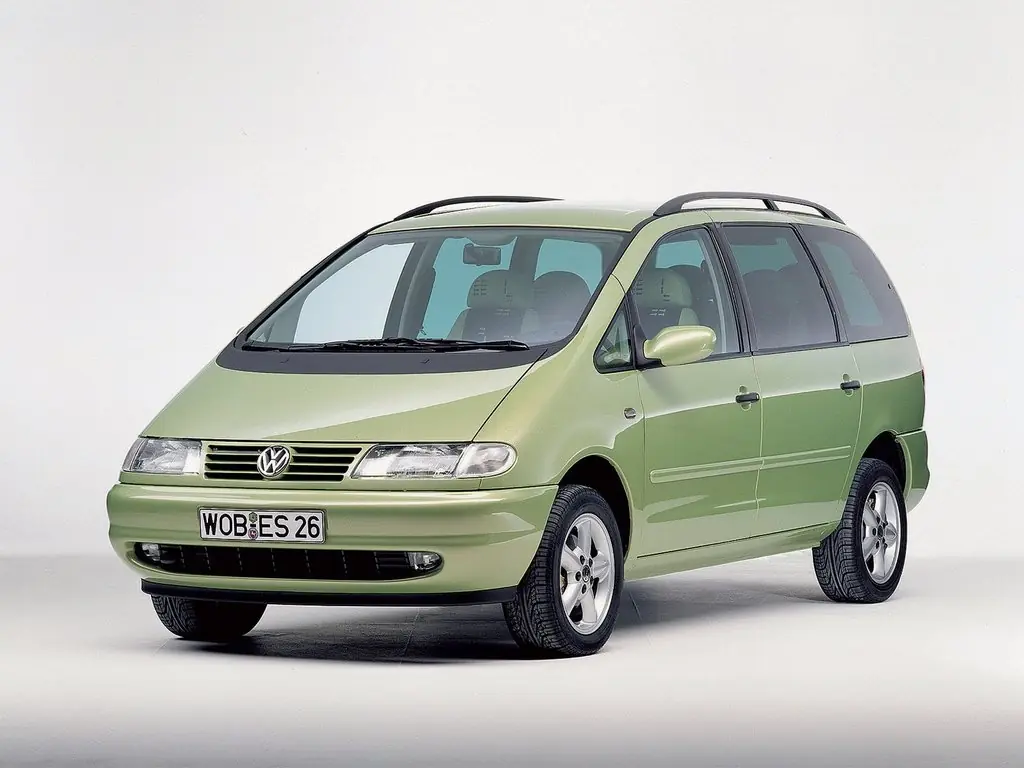 Volkswagen Sharan 1995, 1996, 1997, 1998, 1999, минивэн, 1 поколение, 7M  технические характеристики и комплектации