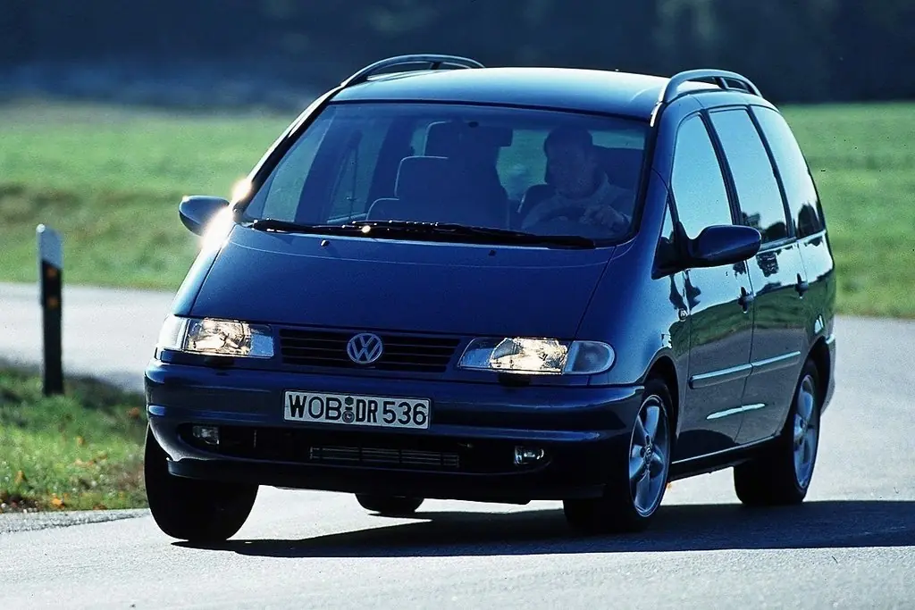 Volkswagen Sharan 1995, 1996, 1997, 1998, 1999, минивэн, 1