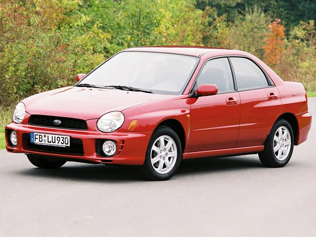 Subaru Impreza 2000, 2001, 2002, седан, 2 поколение, GD