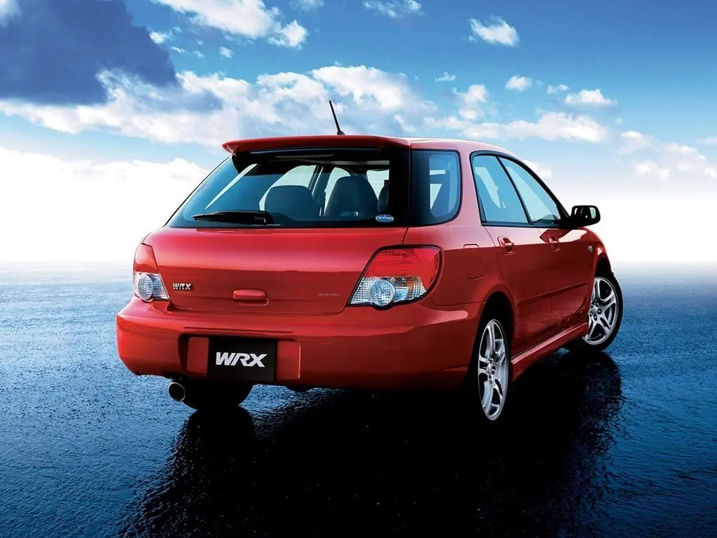 Subaru Impreza WRX рестайлинг 2002, 2003, 2004, 2005