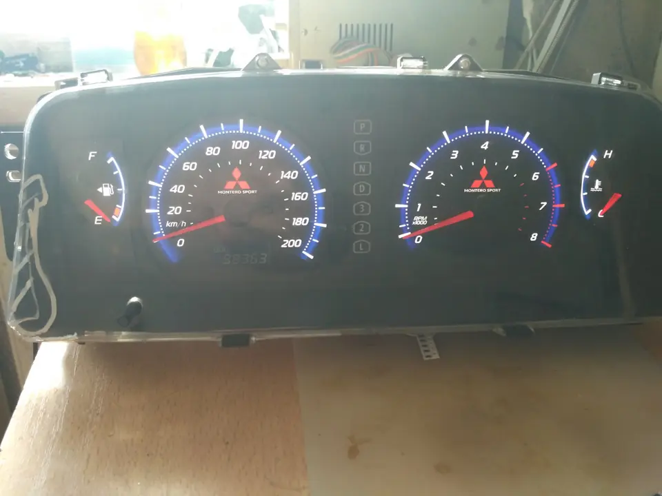 рестайлинг комбинации приборов