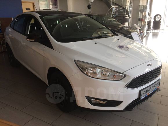 ford focus white and black 2017