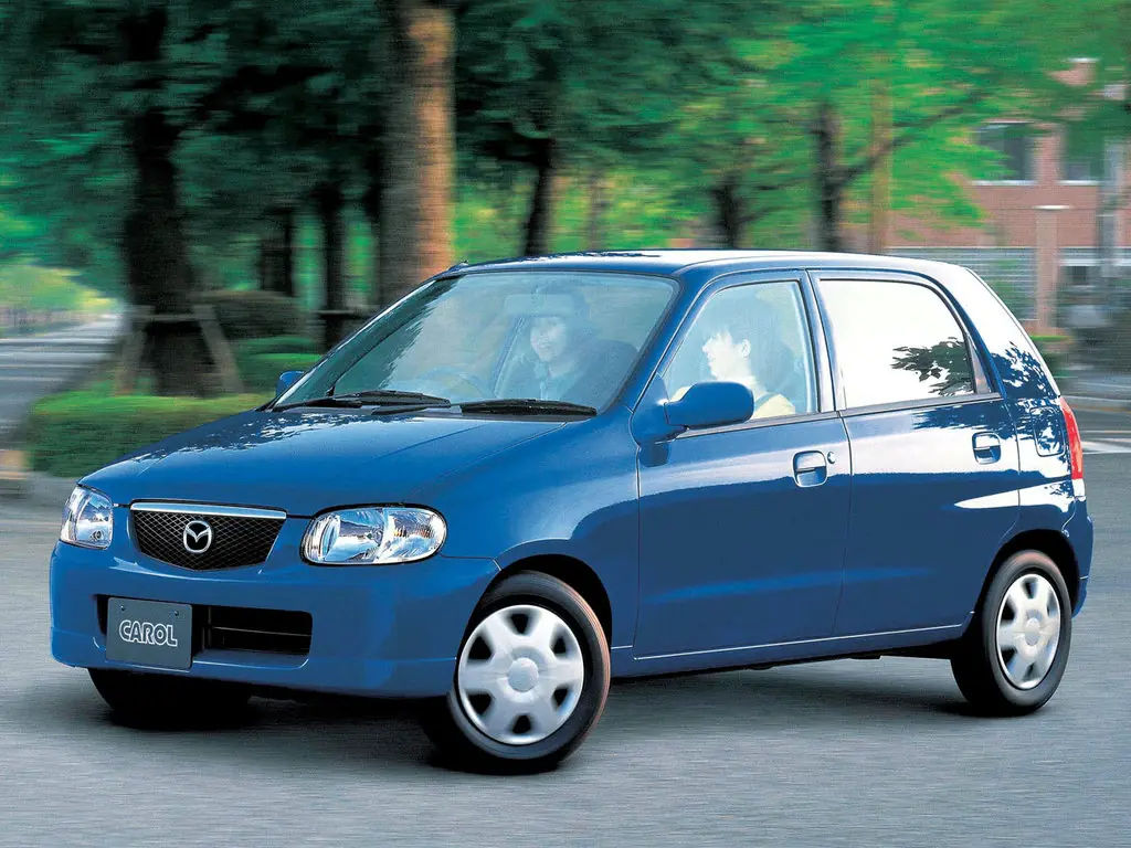 Mazda Carol рестайлинг 2000, 2001, 2002, 2003, 2004, хэтчбек 5 дв., 4 поколение, Mk 4 ...