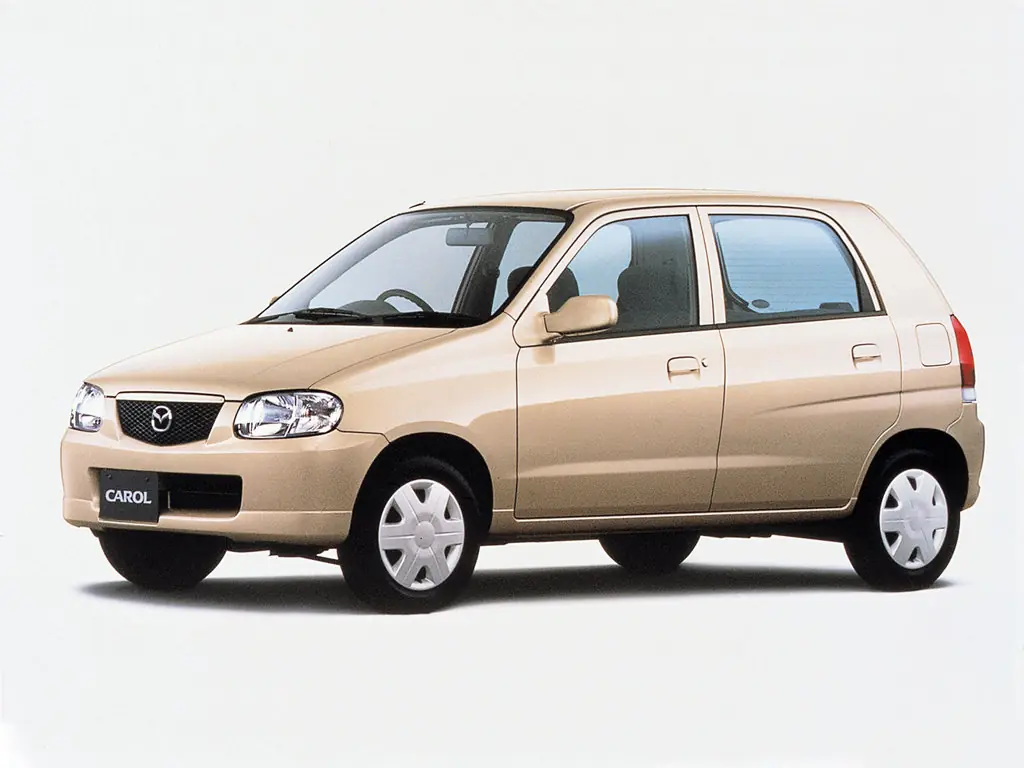 Mazda Carol рестайлинг 2000, 2001, 2002, 2003, 2004, хэтчбек 5 дв., 4 поколение, Mk 4 ...