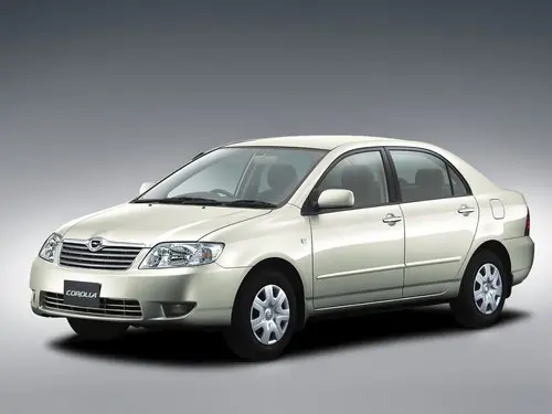 Toyota Corolla 2-й рестайлинг 2004, 2005, 2006, седан, 9 поколение, E120  технические характеристики и комплектации