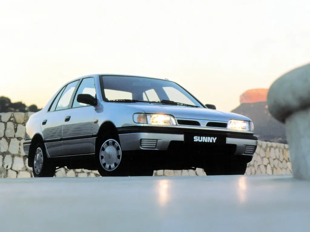 Nissan Sunny 1990, 1991, 1992, 1993, 1994, седан, 7
