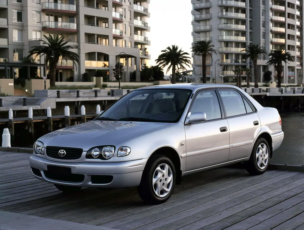 Toyota Corolla рестайлинг 1999, седан, 8 поколение, E110 (01.1999 - 10.2001)