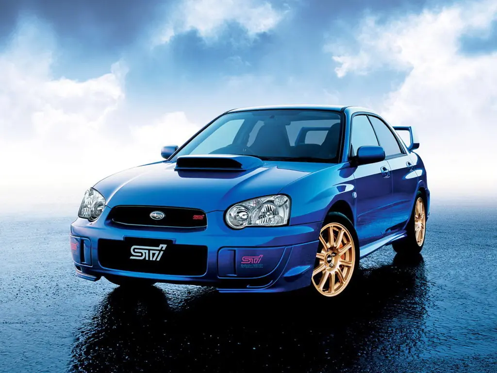 Subaru Impreza WRX STI рестайлинг 2002, 2003, 2004, 2005