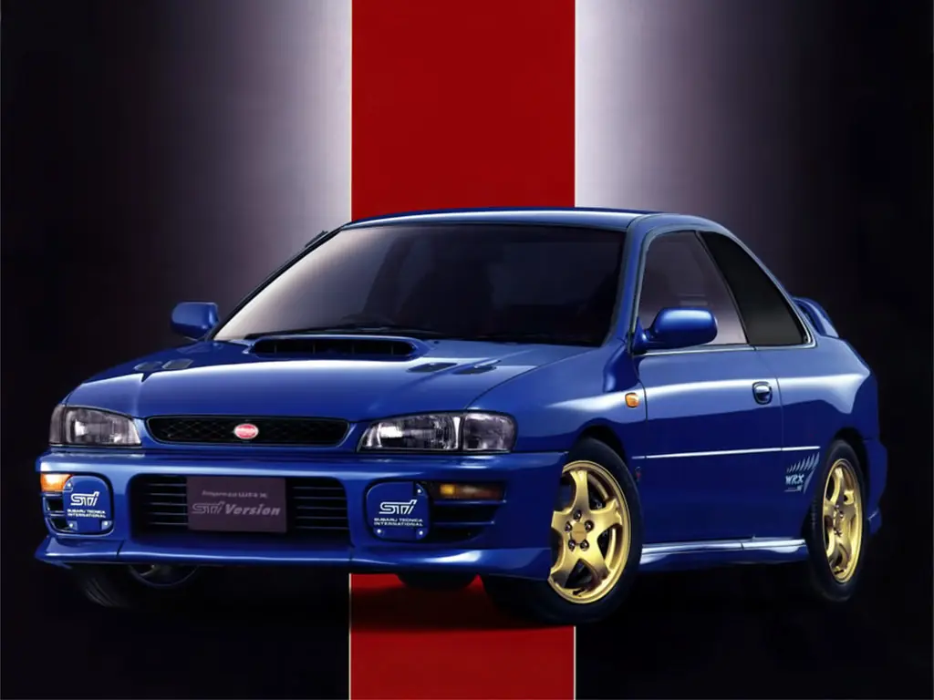 Subaru Impreza WRX STI рестайлинг 1997, 1998, 1999, 2000