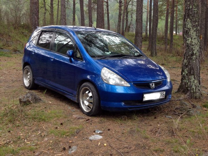 Хонда фит 2004 синяя