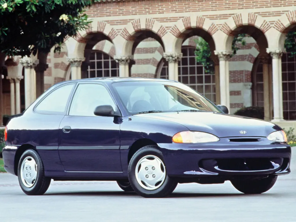Hyundai Accent рестайлинг 1997, 1998, 1999, хэтчбек 3 дв