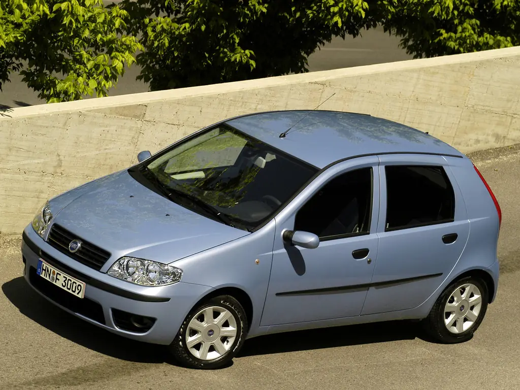 Fiat Punto рестайлинг 2003, 2004, 2005, 2006, 2007