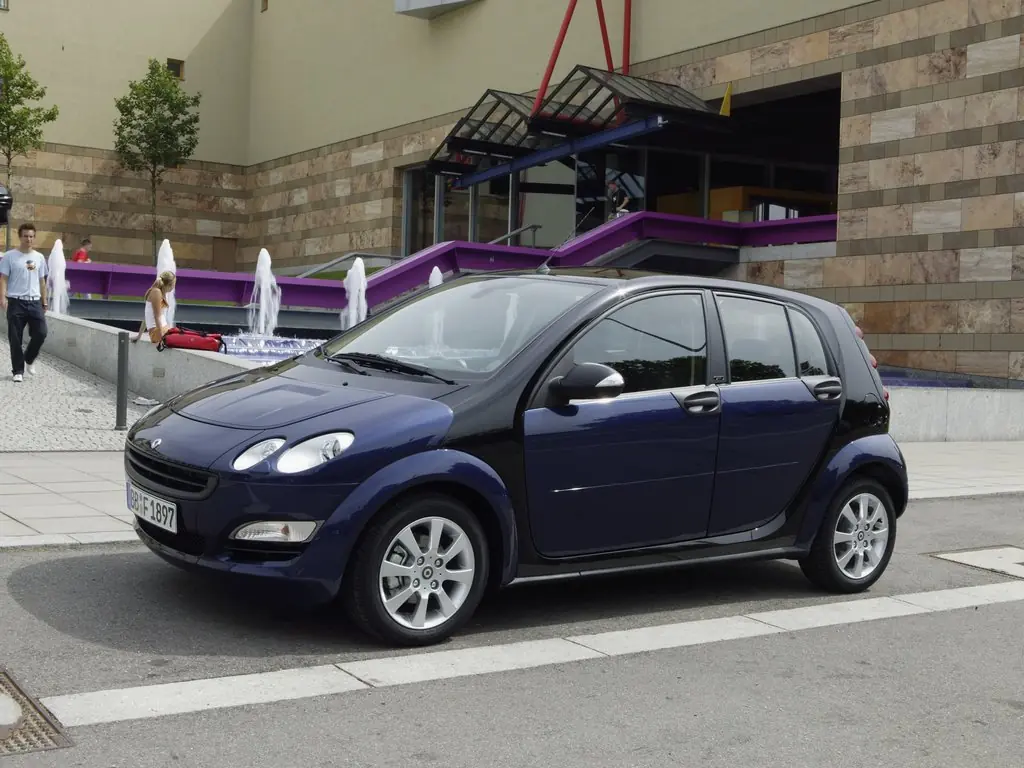 Smart Forfour 2004, 2005, 2006, хэтчбек 5 дв., 1 поколение ...
