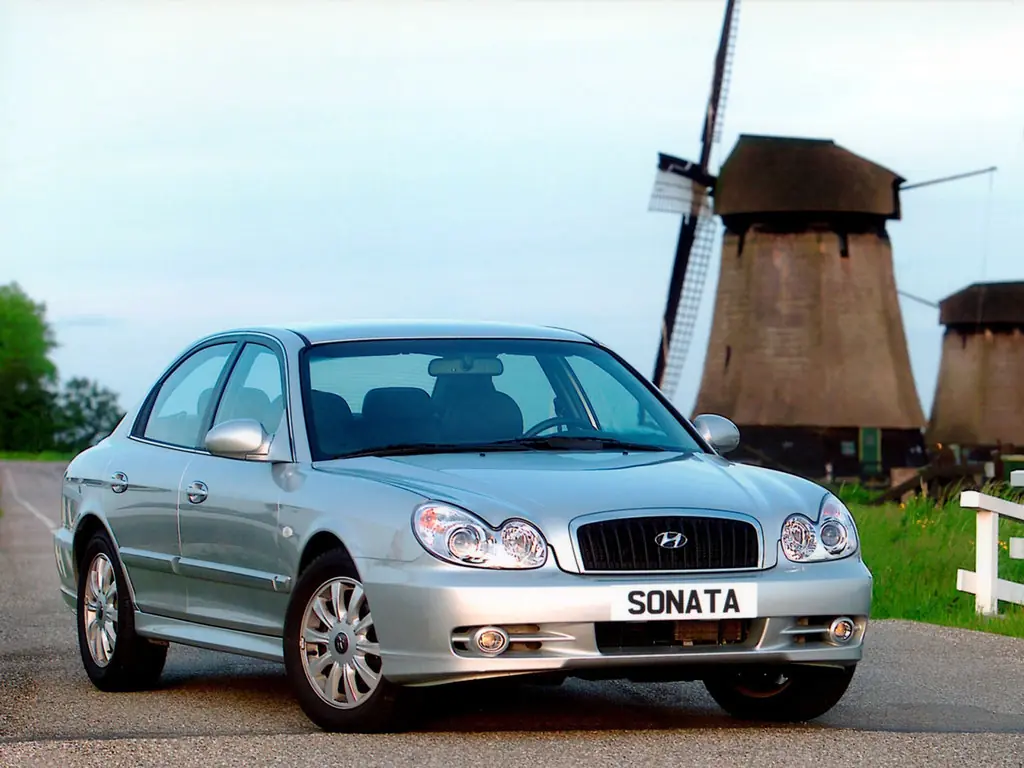 Hyundai Sonata рестайлинг 2001, 2002, 2003, 2004, седан, 4