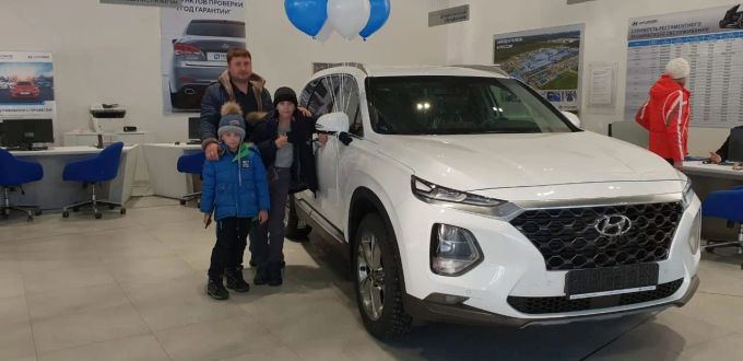 Hyundai Santa Fe, 2018 г.