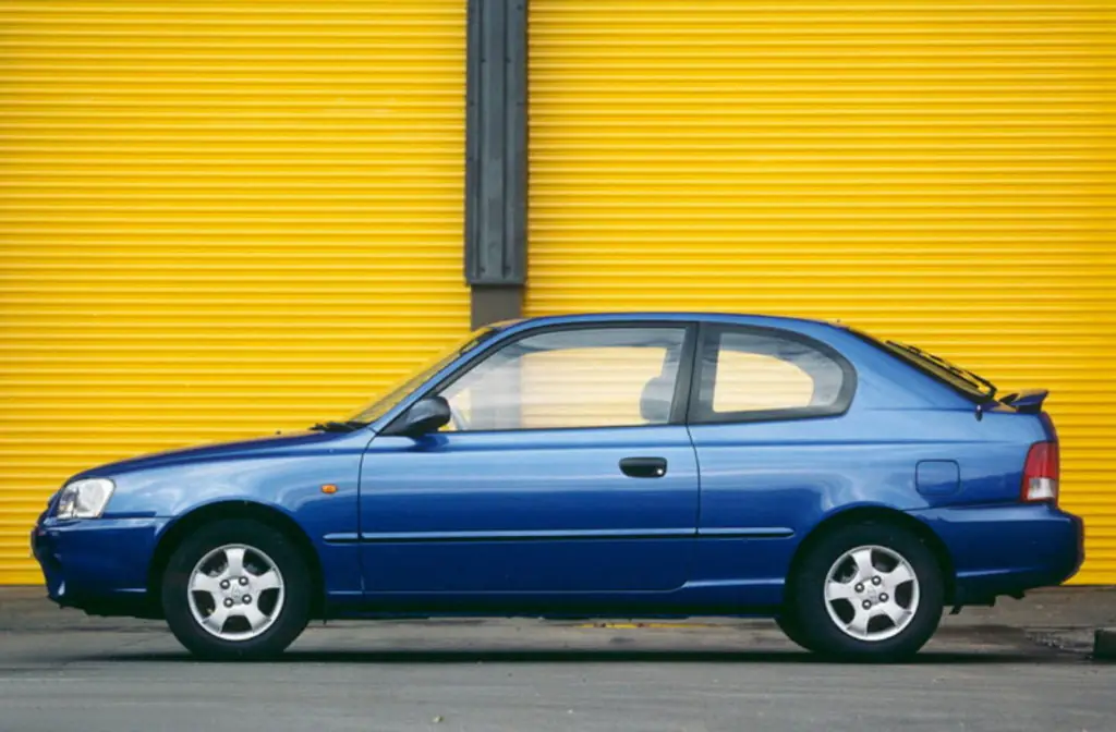 Hyundai Accent 1999, 2000, 2001, 2002, 2003, хэтчбек 3 дв