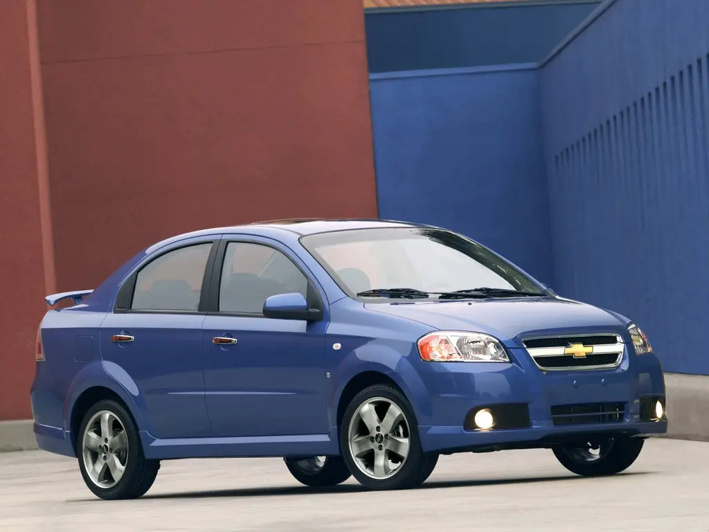 Chevrolet Aveo рестайлинг 2005, 2006, 2007, 2008, 2009