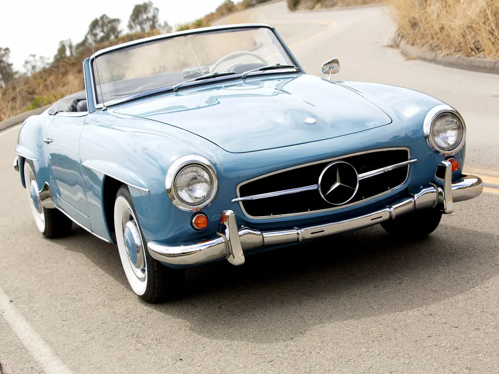 Мерседес кабриолет ретро 190sl