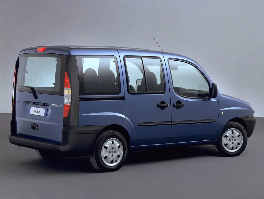 Fiat Doblo 2001, 2002, 2003, 2004, 2005, минивэн, 1