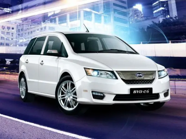 BYD e6 2011, джип/suv 5 дв., 1 поколение (01.2011 - 02.2021)