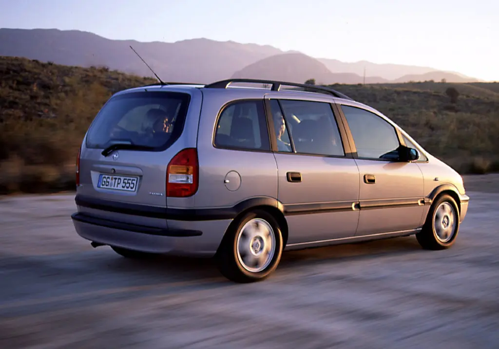 Opel Zafira 1999, 2000, 2001, 2002, 2003, минивэн, 1 поколение, A  технические характеристики и комплектации