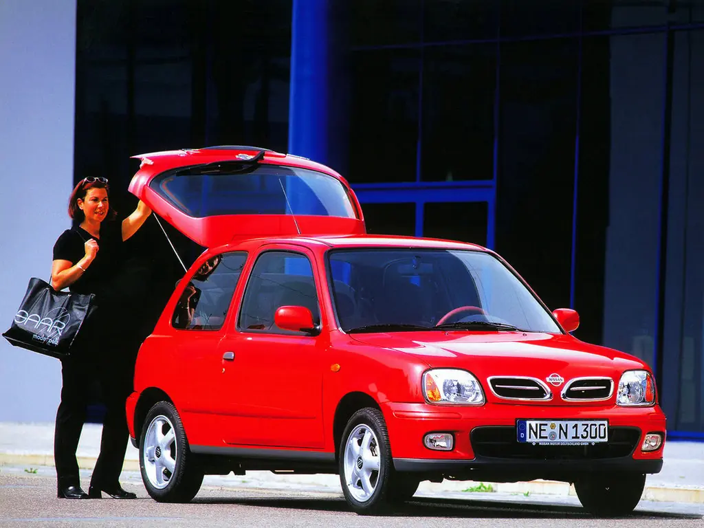 Nissan Micra рестайлинг 2000, 2001, 2002, 2003, хэтчбек 3