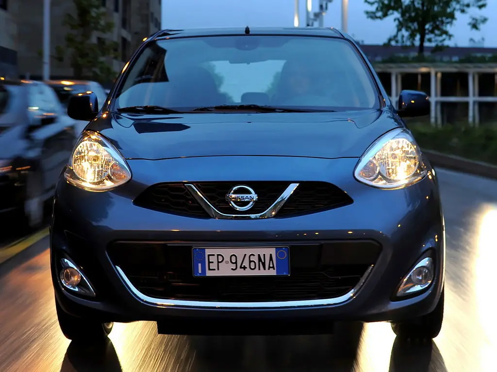 Nissan Micra рестайлинг 2013, 2014, 2015, 2016, 2017