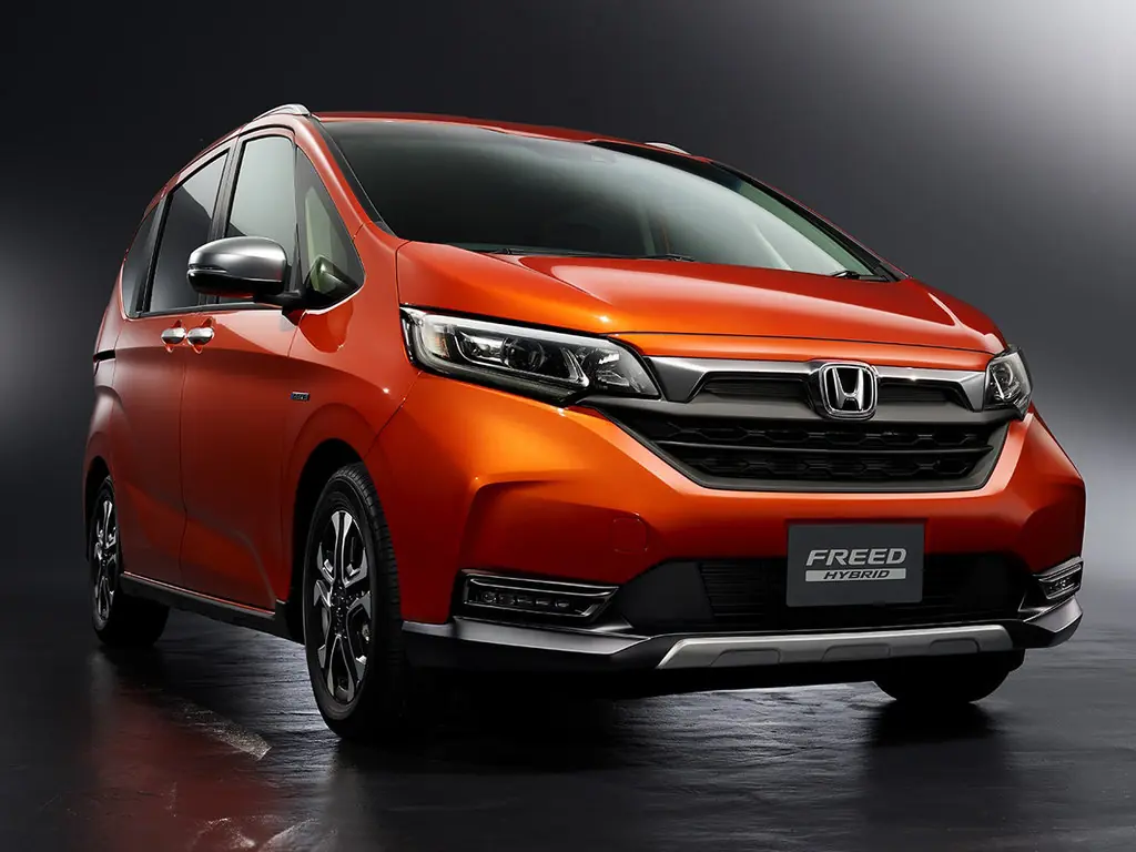Honda Freed рестайлинг 2019, 2020, 2021, минивэн, 2 поколение технические характеристики и ...