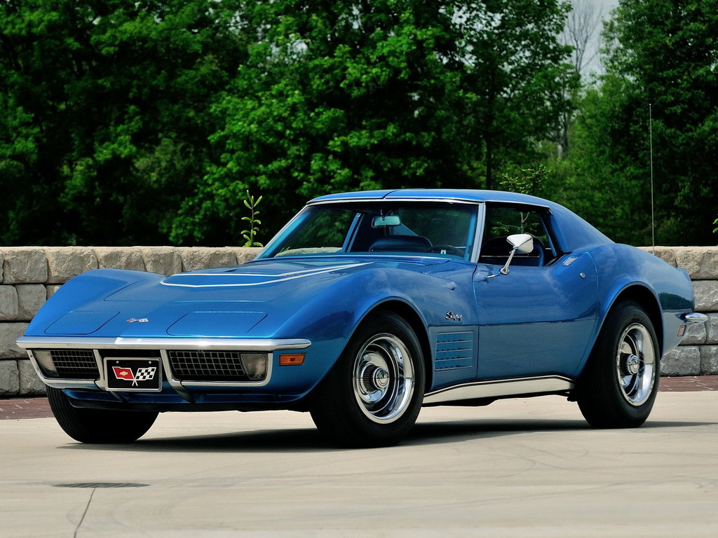 Chevrolet Corvette рестайлинг 1969, 1970, 1971, 1972, купе, 3 поколение, C3  технические характеристики и комплектации