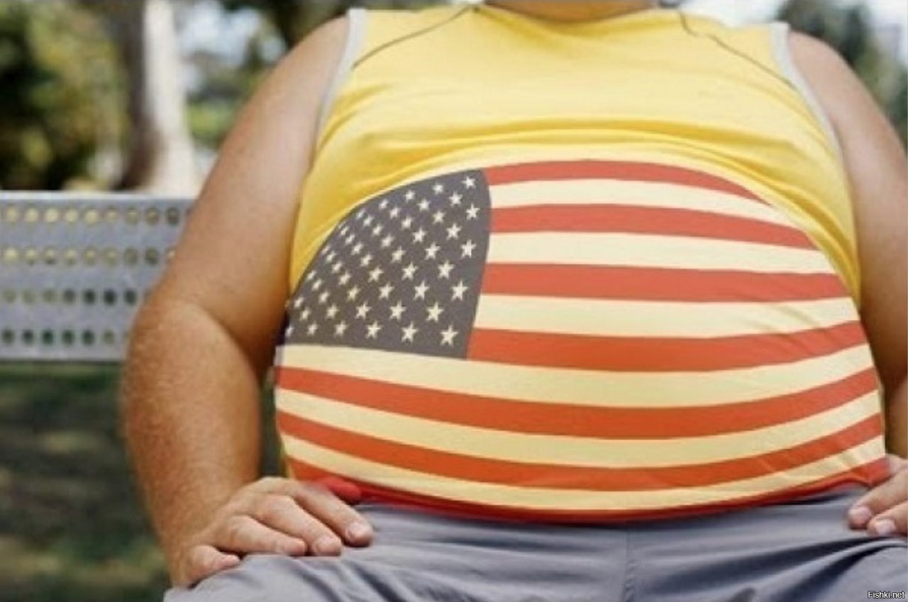 Жирный плотно. Ожирение в США.