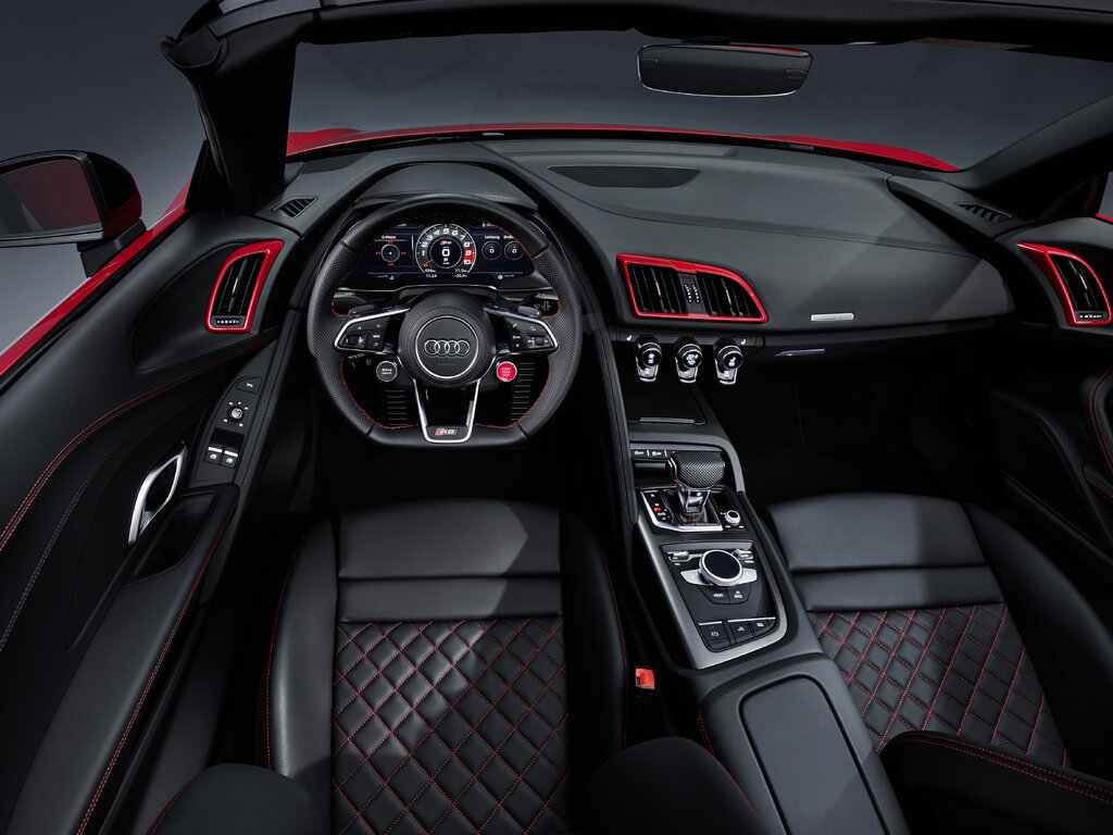 Audi R8 рестайлинг 2019, 2020, 2021, 2022, 2023, открытый кузов, 2