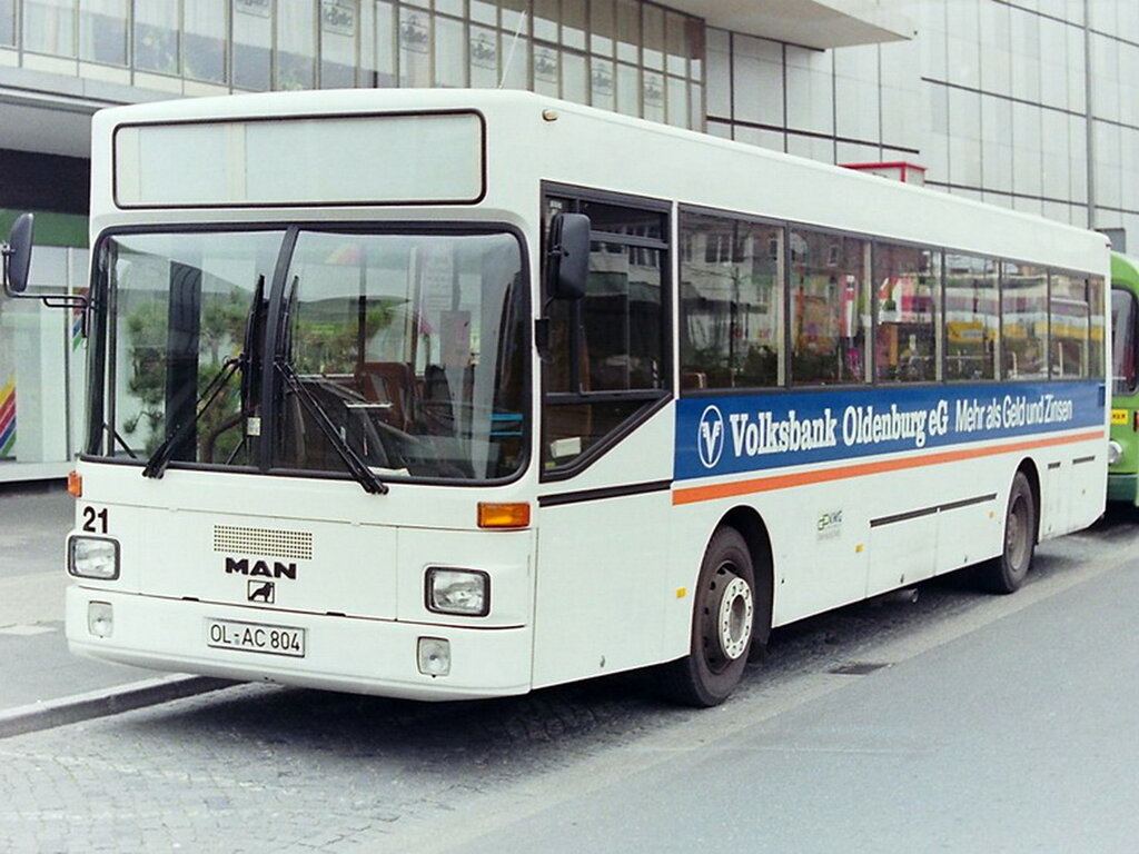 MAN SL 1984, автобус, 3 поколение, SL202 (08.1984 - 04.1993)