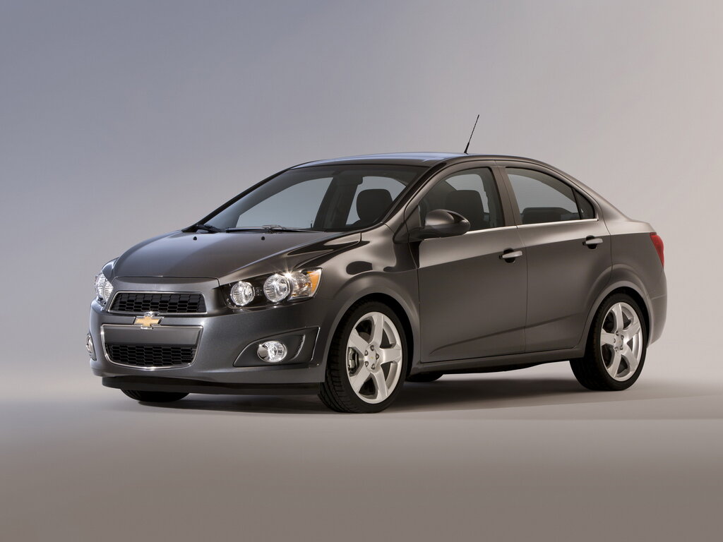 Chevrolet Sonic 2011, 2012, 2013, 2014, 2015, седан, 1 поколение, T300 технические  характеристики и комплектации