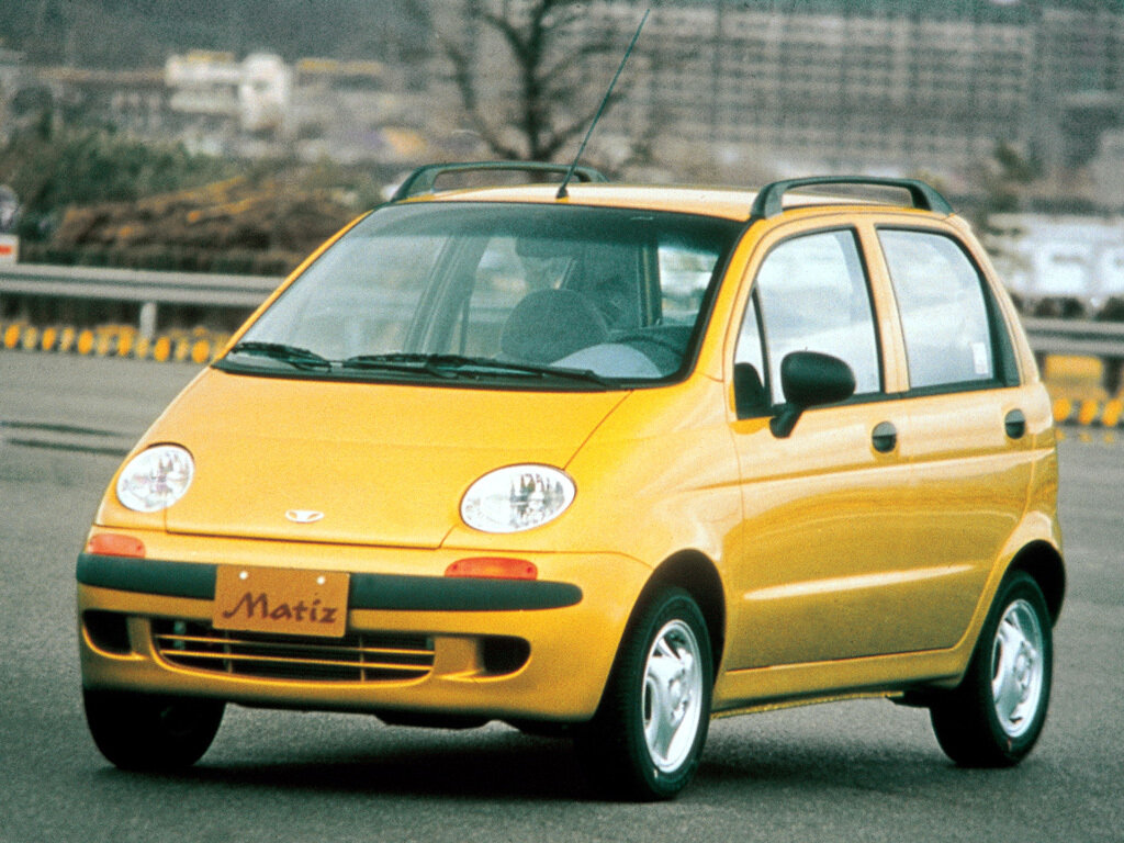 Daewoo Matiz 1998, 1999, 2000, хэтчбек 5 дв., 1 поколение, M100 технические  характеристики и комплектации